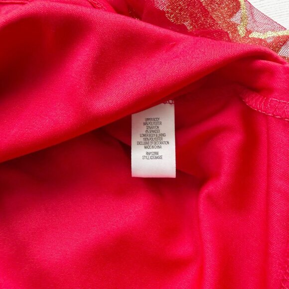 Zunie Holiday Christmas Believe Glitter Unicorn Tutu Dress - Picture 3 of 4